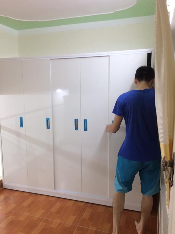 Tủ Quần Áo Cánh Trượt Nhựa Đài Loan - Mẫu Đặt 12